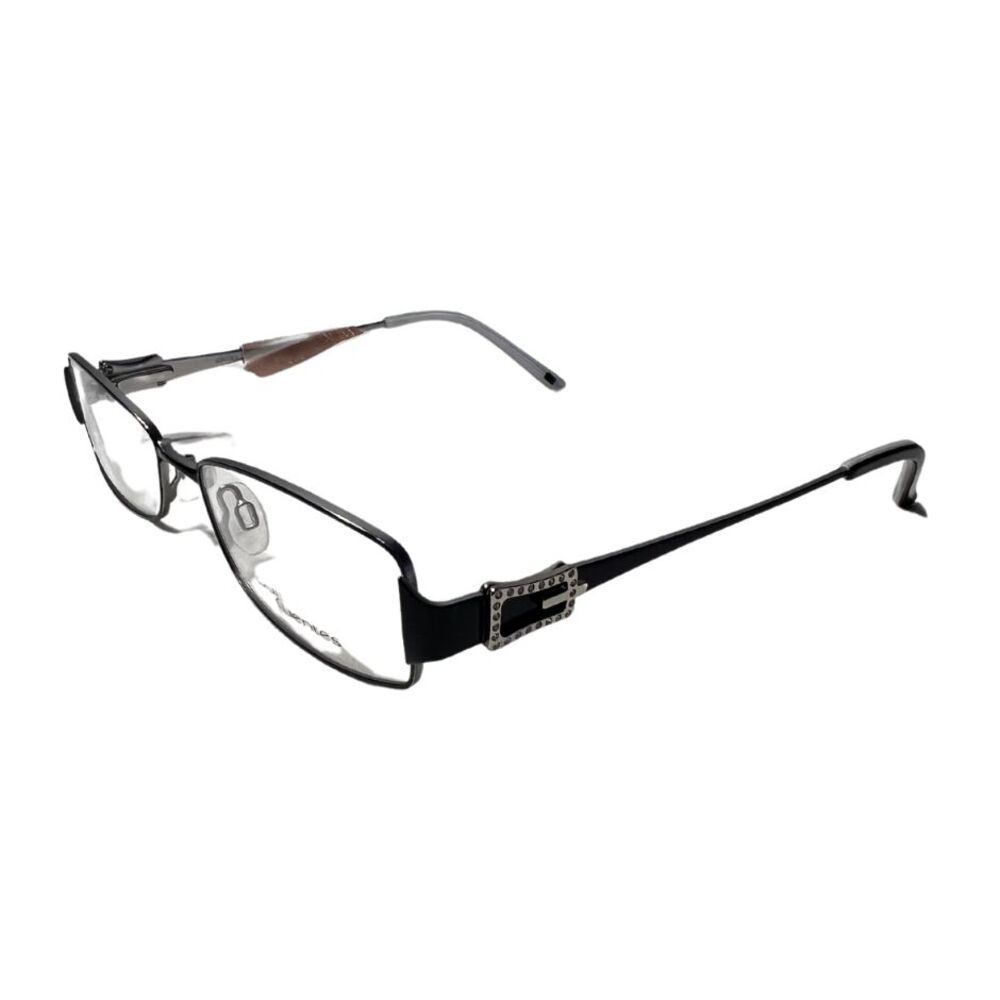 Daisy Fuentes LOURDES 021 BLACK EYEGLASSES GLASSES FRAME 53-17-135mm